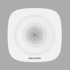 HIKVISION DS-PS1-I-WE - piros Vezeték nélküli beltéri sziréna - piros