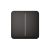 Ajax SOLOBUTTON 2GANG BLACK