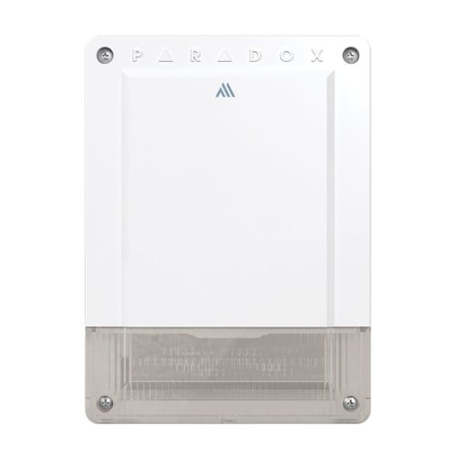 Paradox M25 SR250M víztiszta (fehér) - kültéri, rádiós hang-fényjelző 